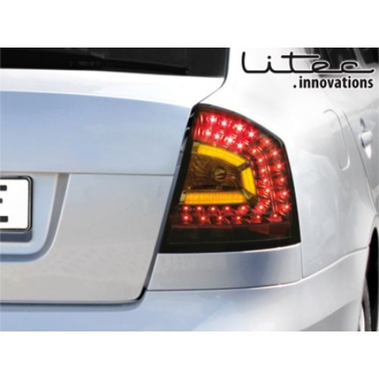 Πίσω φανάρια led για Skoda Octavia combi (2004-2011) - σετ 2τμχ.