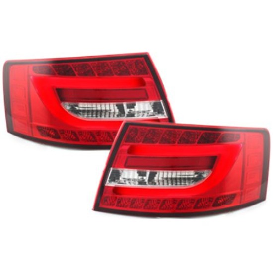 Πίσω φανάρια led για Audi A6 4F sedan (2004-2008) - lightbar design - σετ 2τμχ.