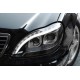 Φανάρια εμπρός led lightbar design για Mercedes W 220 S-Class (1998-2005) - μαύρα , με λάμπες (Η1) - σετ 2τμχ.