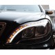 Φανάρια εμπρός led lightbar design για Mercedes W 220 S-Class (1998-2005) - μαύρα , με λάμπες (Η1) - σετ 2τμχ.