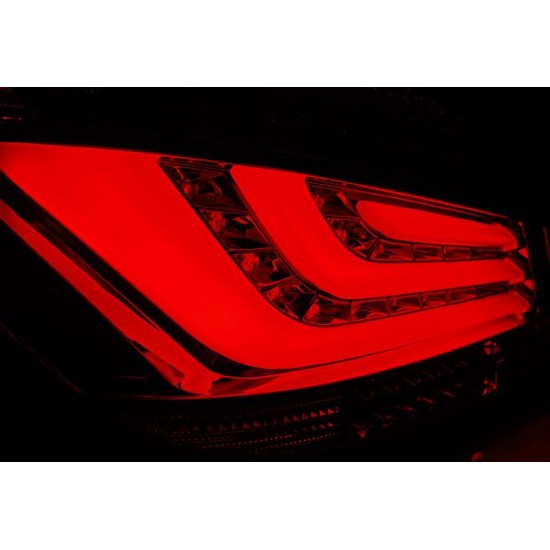 Πίσω φανάρια led lightbar design για BMW E60 (2003-2007) - φιμέ φλας - σετ 2τμχ.