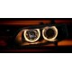 Φανάρια εμπρός angel eyes για Opel Vectra B (1996-2001) , χωρίς λάμπες (Η7) - σετ 2τμχ.