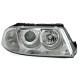 Φανάρια εμπρός angel eyes για Vw Passat B5.5 (2001-2005) - chrome , χωρίς λάμπες (Η7) - σετ 2τμχ.