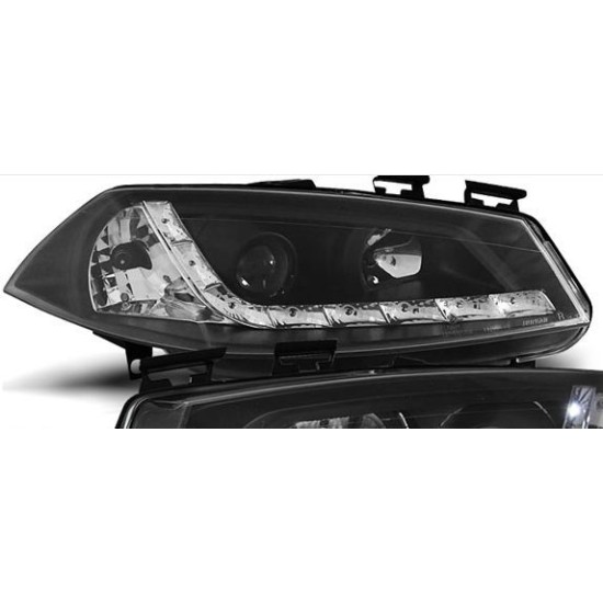 Φανάρια εμπρός led για Renault Megane (2002-2005) , με λάμπες (Η1) - σετ 2τμχ.