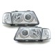 Φανάρια εμπρός angel eyes για Audi A3 (1996-2000) - chrome , χωρίς λάμπες (Η7) - σετ 2τμχ.