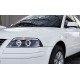 Φανάρια εμπρός angel eyes για Vw Passat B5.5 (2001-2005) - black , χωρίς λάμπες (Η7) - σετ 2τμχ.