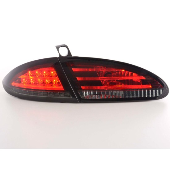 Πίσω φανάρια led για Seat Leon 1P (2005-2009) - μαύρα - σετ 2τμχ.