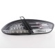 Πίσω φανάρια led για Seat Leon 1P (2009+) - μαύρα - σετ 2τμχ.