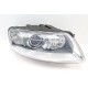 Φανάρια εμπρός angel eyes για Audi A6 (2004-2007) - chrome , χωρίς λάμπες (Η7) - σετ 2τμχ.