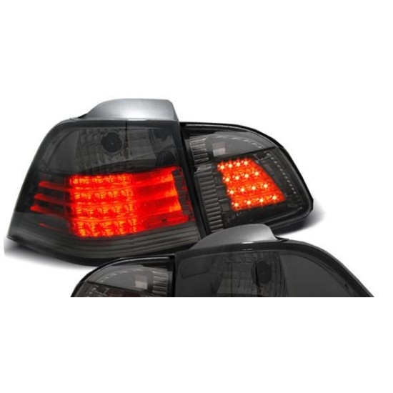 Πίσω φανάρια led  για BMW E61  (2003-2007) - φιμέ - σετ 2τμχ.