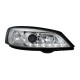 Φανάρια εμπρός led για Opel Astra G (1998-2004) - χρωμίου , με λάμπες (Η1) - σετ 2τμχ.