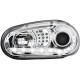 Φανάρια εμπρός led για Vw Golf IV - chrome , με λάμπες (Η1) - σετ 2τμχ.