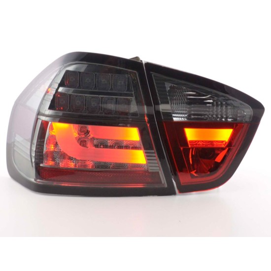 Πίσω φανάρια led για BMW E90 (2003-2007) -  φιμέ - σετ 2τμχ.