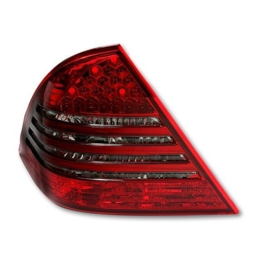 Πίσω φανάρια led για Mercedes sedan C-Class W203 (2000-2004) - φιμέ φλας - σετ 2τμχ.