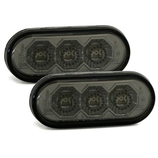 Led φλας φτερού για Vw / Ford / Seat - φιμέ - σετ 2τμχ.