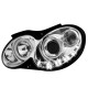 Φανάρια εμπρός led για Mercedes CLK W209 / C209 (2003-2009) , με λάμπες (Η1) - σετ 2τμχ.