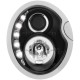 Φανάρια εμπρός led Dayline για Mini cooper (2002-2004) - μαύρα , με λάμπες (Η1) - σετ 2τμχ.