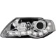 Φανάρια εμπρός led για Vw Passat 3C (2005+) - chrome , χωρίς λάμπες (Η7) - σετ 2τμχ.