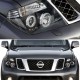 Φανάρια εμπρός led angel eyes για Nissan Navara D40 / Pathfinder (2005-2009) , με λάμπες (Η1) - σετ 2τμχ.