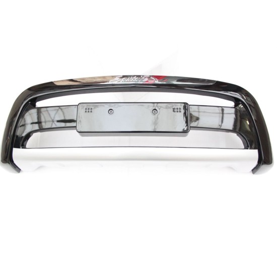 Εμπρόσθιο bull - bar και πίσω roll - bar για Hyundai Santa Fe (2010-2012) - μαύρα