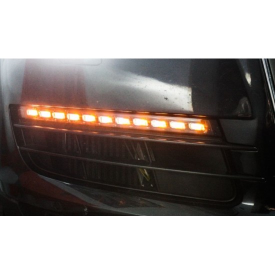 Φώτα ημέρας με φλας για Audi Q7 (2005-2009) σετ 2τμχ.