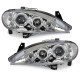 Φανάρια εμπρός angel eyes για Renault Megane (1999-2001) , με λάμπες (Η1) - σετ 2τμχ.