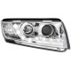 Φανάρια εμπρός led για Skoda Fabia (1999-2007) , με λάμπες (Η1) - σετ 2τμχ.