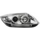 Φανάρια εμπρός angel eyes για BMW Z4 (2003-2009) - CCFL , chrome , με λάμπες (Η1) - σετ 2τμχ.