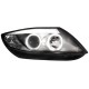 Φανάρια εμπρός angel eyes για BMW Z4 (2003-2009) - CCFL , chrome , με λάμπες (Η1) - σετ 2τμχ.