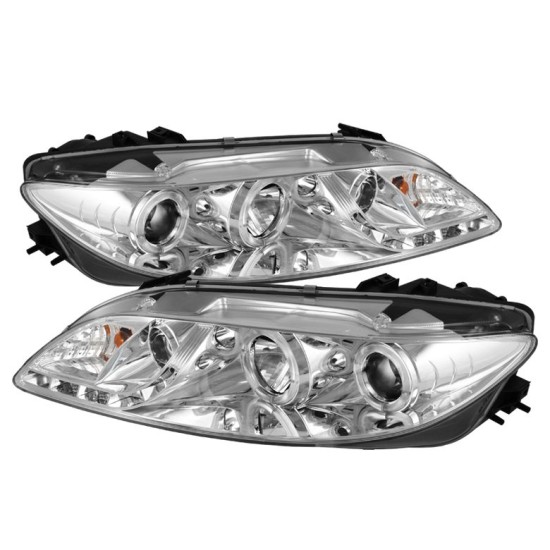 Φανάρια εμπρός led angel eyes για Mazda 6 (2002-2008) , με λάμπες (Η1) - σετ 2τμχ.