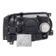 Φανάρια εμπρός led angel eyes για Land Rover Vogue ((2002-2009) - μαύρα , με λάμπες (Η1) - σετ 2τμχ.