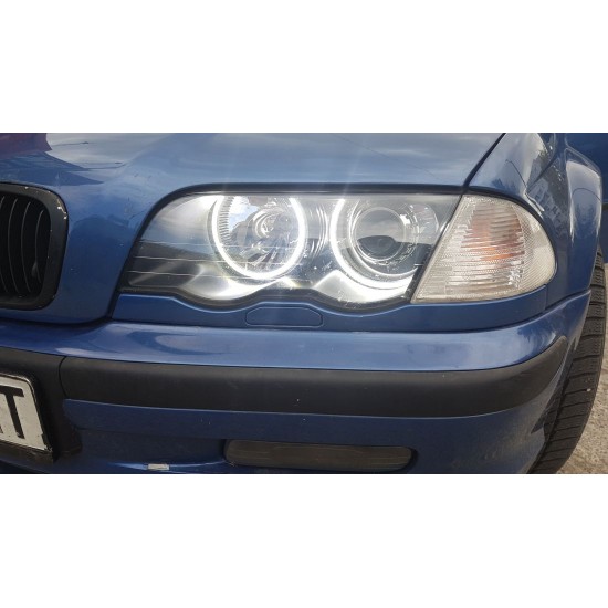 Δαχτυλίδια angel eyes για  BMW E46 coupe (1998-2003) / BMW E46 Sedan, Combi (1998-2005) led - με 140 led