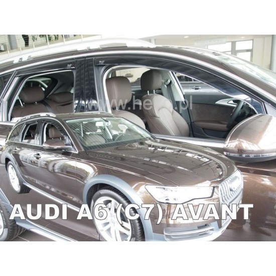 Ανεμοθραύστες για Audi A6 / C7 (2011+) combi - 4 τμχ. εμπρός και πίσω