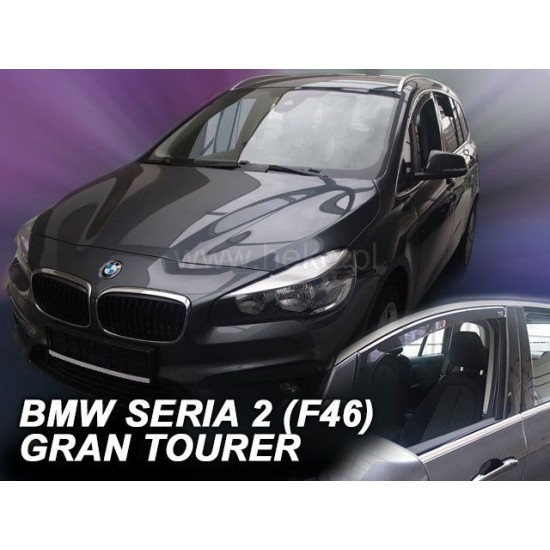 Ανεμοθραύστες για  BMW 2 F46 Gran Tourer  (2015+) 5 πορτο - 4 τμχ. εμπρός και πίσω