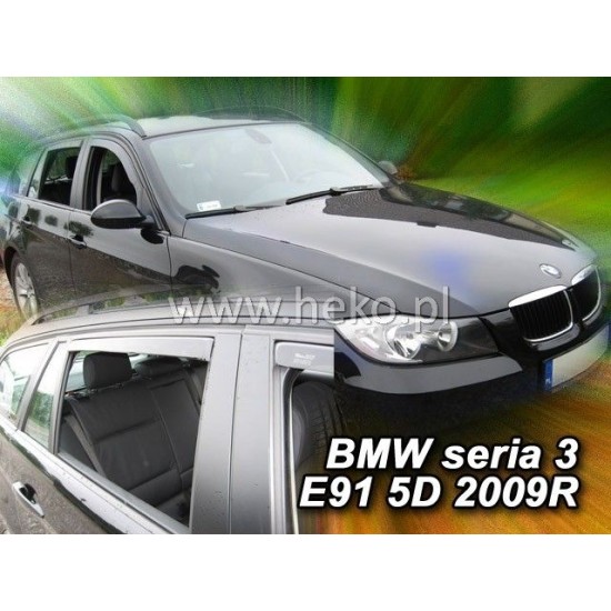 Ανεμοθραύστες για  BMW 3 E91  (2005-2012) combi - 4 τμχ. εμπρός και πίσω