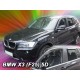 Ανεμοθραύστες για BMW X3 F25 (2010+) - 4 τμχ. εμπρός και πίσω