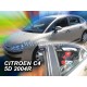 Ανεμοθραύστες για Citroen C4  I (2004-2010) 5 πορτο - 4 τμχ. εμπρός και πίσω