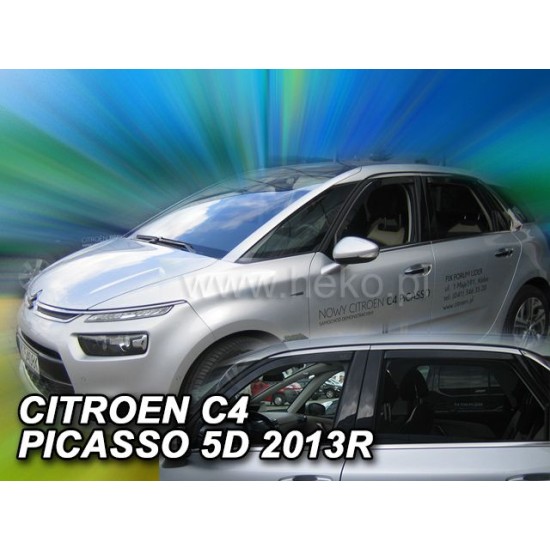 Ανεμοθραύστες για Citroen C4  Picasso (2013+) 5 πορτο - 4 τμχ. εμπρός και πίσω