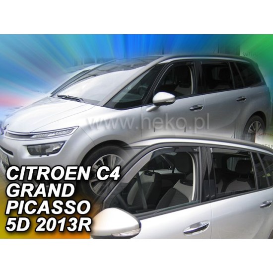 Ανεμοθραύστες για Citroen C4  Grand Picasso (2013+) 5 πορτο - 4 τμχ. εμπρός και πίσω