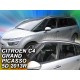 Ανεμοθραύστες για Citroen C4  Grand Picasso (2013+) 5 πορτο - 4 τμχ. εμπρός και πίσω