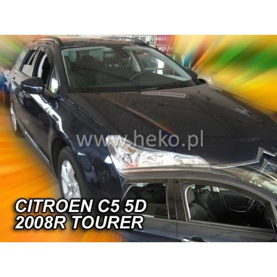 Ανεμοθραύστες για Citroen C5 (2008+) 5 πορτο - 4 τμχ. εμπρός και πίσω