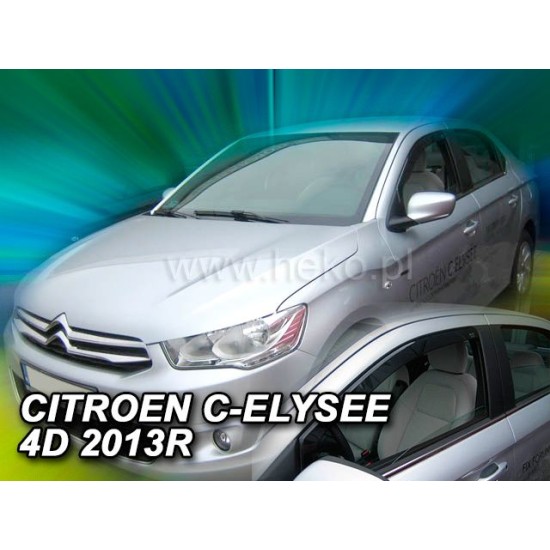 Ανεμοθραύστες για Citroen C-Elysee (2013+) sedan - 2 τμχ. εμπρός