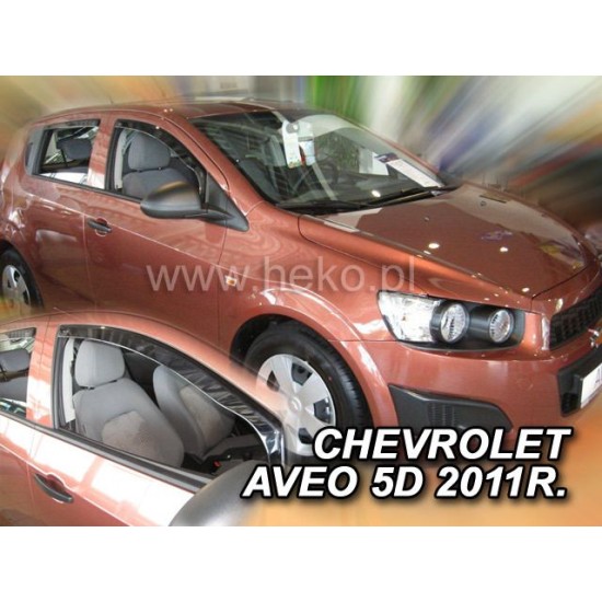 Ανεμοθραύστες για Chevrolet Aveo (2011+) sedan , combi  - 2 τμχ. εμπρός