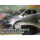 Ανεμοθραύστες για Chevrolet Aveo (2011+) sedan  - 4 τμχ. εμπρός και πίσω