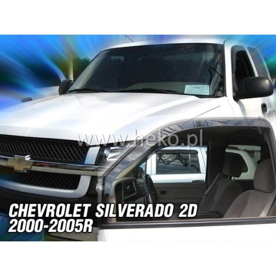 Ανεμοθραύστες για Chevrolet Silverado (2000-2005) 2/4 πορτο - 2 τμχ. εμπρός