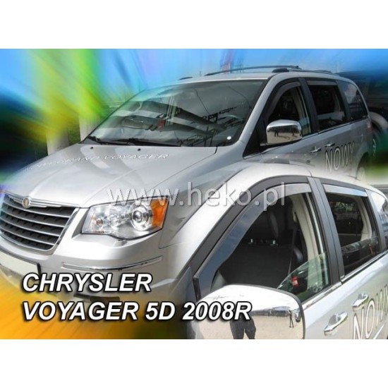 Ανεμοθραύστες για Chrysler Voyager Grand / Lancia Voyager (2008+) 5 πορτο - 2 τμχ. εμπρός