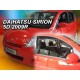 Ανεμοθραύστες για Daihatsu Sirion (2005+) / SUBARU JUSTY (2007 - 2011) - 5 πορτο - 2 τμχ. εμπρός