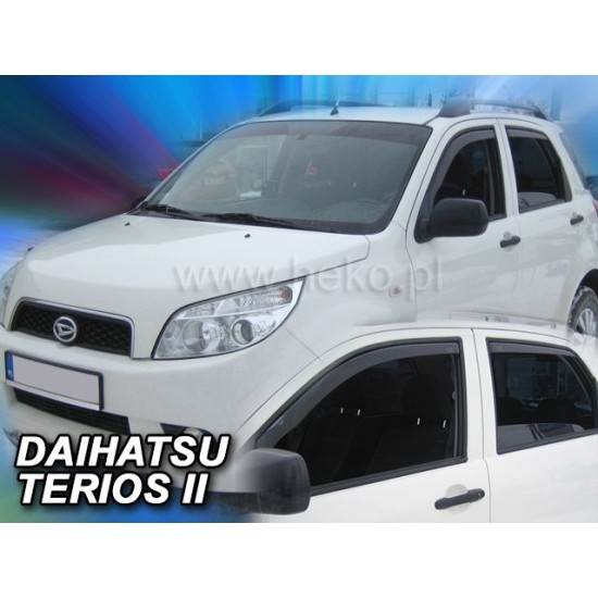 Ανεμοθραύστες για Daihatsu Terios II (2006-2013) 5 πορτο - 4 τμχ. εμπρός και πίσω