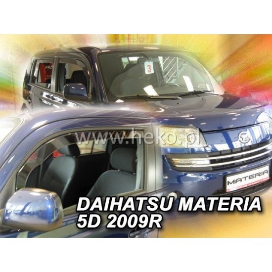 Ανεμοθραύστες για Daihatsu Materia (2006+) 5 πορτο - 2 τμχ. εμπρός