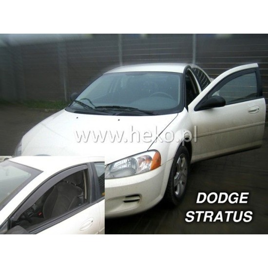 Ανεμοθραύστες για Dodge Stratus (2001+) sedan - 2 τμχ. εμπρός